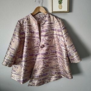 Blazer casual multicolor Handmade Asymmetric Excellent Condition M / S Unbranded